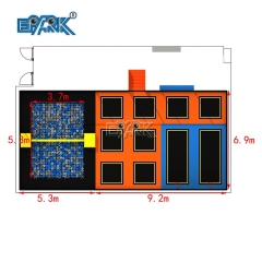 New Design Kids Trampoline Park Fitness For Adults Indoor Trampoline