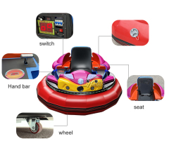 Customized Cool Ride On Ice Bumper Cars Inflatable Dodgem Cars Spin Zone Ice Snow Battery Bumper Car For Kids