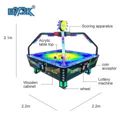 Sport Arcade Machine Coin Operated Hockey Table 4 Players Air Hockey Table Game Machine For Sale