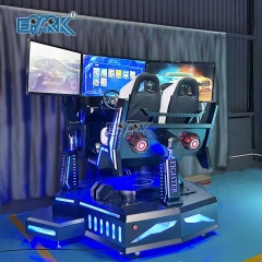 Three Screen Virtual Reality Rides Car Racing Simulator VR Multiplayer Games Machine