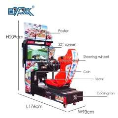Outrun Coin Operated Car Racing Simulator Video Arcade Game For Game Zone