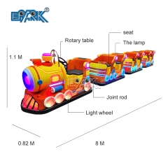 Amusement Park Multiplayer Train Tracks Set Track Electric Train For Kids