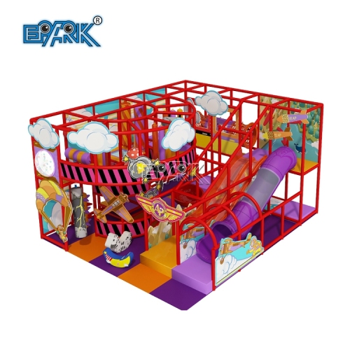 Multi-Theme Soft Play Equipment Sets Kids Indoor Playground With Big Slides For Sale