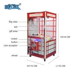 Big British Style Gift Machine Arcade Coin Operated Toy claw Crane Vending Machine Gift Game Machine