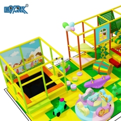 Customized Indoor Playground Kid Playground With Rich Games For Kids