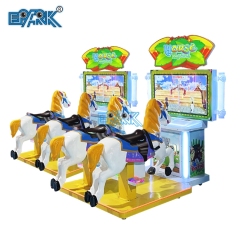 Factory Custom Amusement Park 2 Players Horse Racing Coin Operated Arcade Games Kiddie Rides