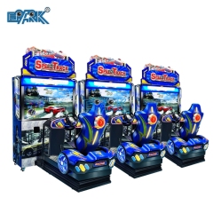 Coin Operated Car Driving Simulator Dynamic Speed Track Racing Arcade Game Machine For Entertainment Centers