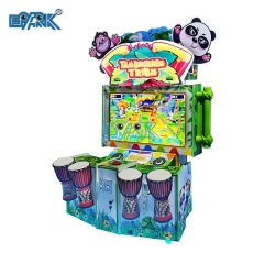 Two Players Tambourine Tribe Electronic Coin Operated Arcade Amusement Drum Music Game Machine