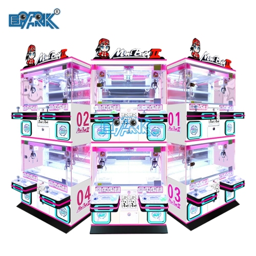 Four Players Mini Crane Machine Custom Coin Operated Toy Grabber Claw Machine Doll Machine