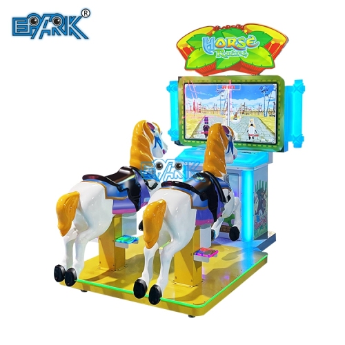 Arcade Machine Horse Racing Simulator Coin Operated Kiddie Rides For Sale