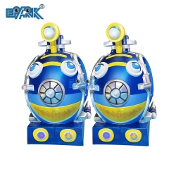 Double Players Mp4 Kiddie Sub Swing Car Arcade Rides Game Machine With 17 Inch Screen