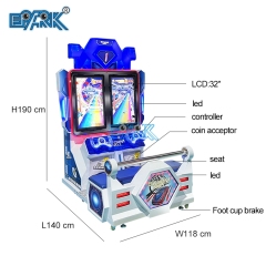 Amusement Park Arcade Game Machine Strom No.1 Coin Operated Kids Car Racing Game Machine