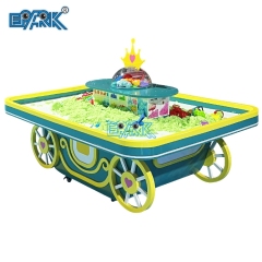 Kids Play Table For Indoor Playground Carriage Sand Table With Space Sand For Kids