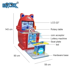 Amusement Park Coin Operated Arcade Kids Outrun 22 Lcd Racing Simulator Game Machine