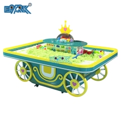 Kids Play Table For Indoor Playground Carriage Sand Table With Space Sand For Kids