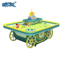 Kids Play Table For Indoor Playground Carriage Sand Table With Space Sand For Kids