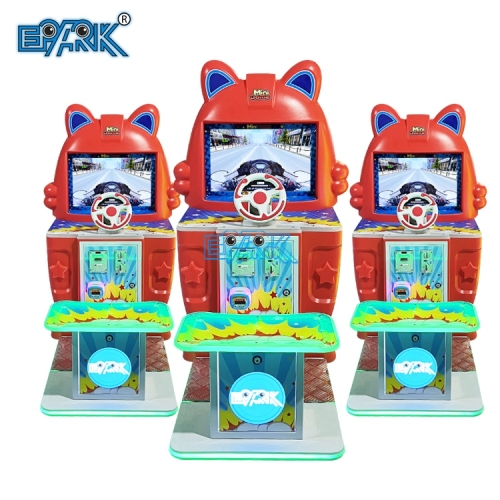 Amusement Park Coin Operated Arcade Kids Outrun 22 Lcd Racing Simulator Game Machine