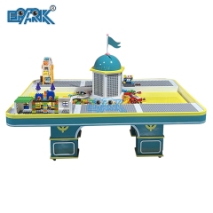Multi Functional Educational Toys Building Blocks Kids Study Table