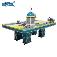 Multi Functional Educational Toys Building Blocks Kids Study Table