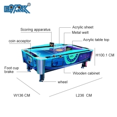 Coin Operated Arcade Machine Sports Game Super Speed Hockey Electronic Air Hockey Game Machine