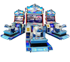 Car Racing Arcade Game Machine Full Motion Street Motorcycle 42 inch All Hardware Driving Game Machine For Game Center
