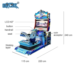 Car Racing Arcade Game Machine Full Motion Street Motorcycle 42 inch All Hardware Driving Game Machine For Game Center