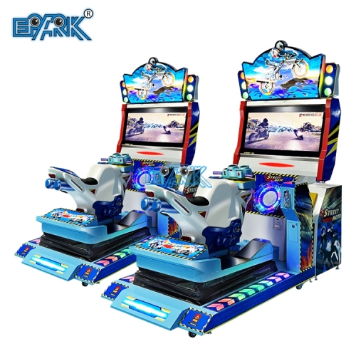 Car Racing Arcade Game Machine Full Motion Street Motorcycle 42 inch All Hardware Driving Game Machine For Game Center