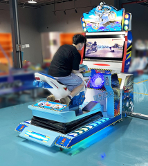 Car Racing Arcade Game Machine Full Motion Street Motorcycle 42 inch All Hardware Driving Game Machine For Game Center