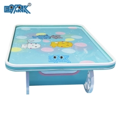 Kids Play Table For Indoor Playground Carriage Table With Magnetic Toys Building Block Table For Kids