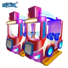 Indoor Coin Operated Children's Four Fire Truck Amusement Carnival Arcade Kiddie Ride Swing Game Machine