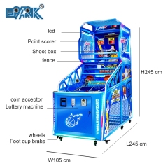 Commercial Foldable Arcade Electronic Basketball Shoot Game Machine Basketball Shooting Simulator Arcade Machine