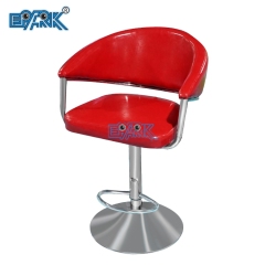 New Arrival Modern Leather Cushion Steel Frame Bar Chair For Game Center