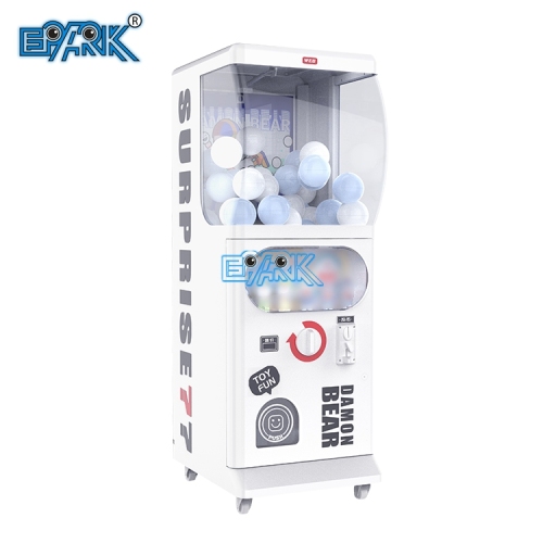 Mini Gachapon Machine Cute Bear Capsule Toy Machine Coin Operated Gashapon Vending Machine