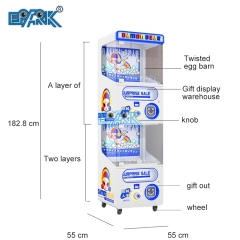 Double Layer Capsule Toy Machine Gashapon Capsule Toy Vending Machine For Sale