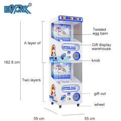 Coin Operated Double Layer Capsule Toy Machine Toy Capsule Vending Machine Gift Arcade Machine