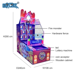 Kids Coin Operated Prize Game Machine Arcade Redemption Games Machines Shooting Ball Game For Children