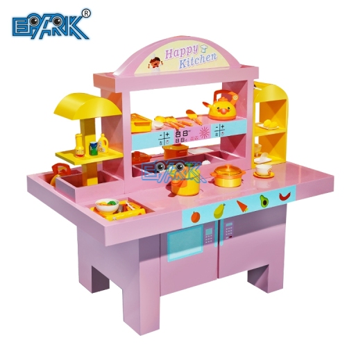 Popular Kids Pretend Play Simulation Plastic Kitchen Toy With Light