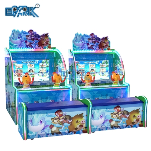 Coin Operated Ticket Redemption Video Game Coin Operated Water Shooting Arcade Game Machine For Kids