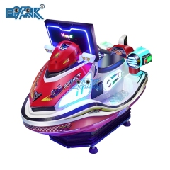 Attractive Design Coin Operated Kiddie Ride Motor Boat Overdrive Game Machine For Kids Playground