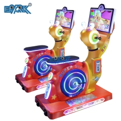 Coin Game Console Snail Cycling Children's Playground Video Game Equipment Coin Operated Kiddie Rides