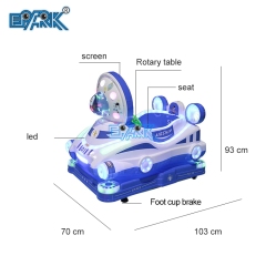 Game Zone Machine Mp5 Airship Bubble Swing Car Children Coin Operated Indoor Kiddie Rides Game Machine