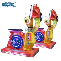 Coin Game Console Snail Cycling Children's Playground Video Game Equipment Coin Operated Kiddie Rides