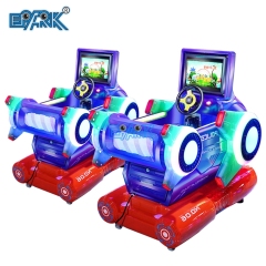 Indoor Mp5 Screen Kiddie Rides Coin Operated Swing Game Machine With Led Lights