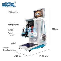Amusement Ride 9d Virtual Reality Simulator VR 9d Cinema 360 Flight Machine 360 Degrees Flight Simulator