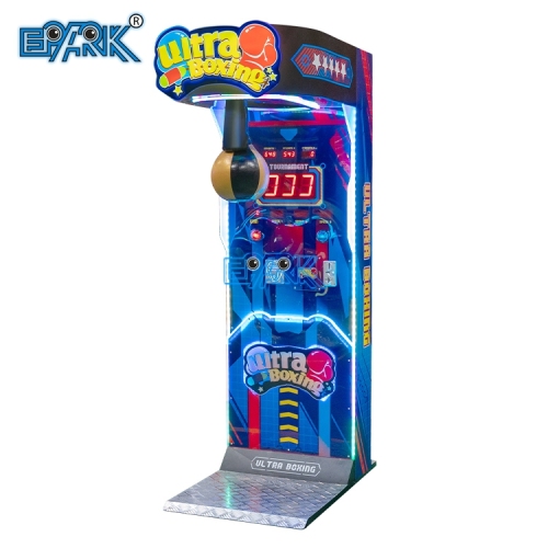 Factory Wholesale Coin Operated Ticket Adults Indoor Electronic Boxing Punch Game Machine for Amusement Park