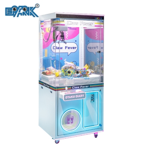 Coin Operated Arcade Snack Grabbing Machine Mini Plush Toy Gift Crane Claw With Bill Acceptor Coin Operated Game Machine