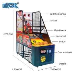 Coin Operated Basketball Shooting Machine Street Basketball Arcade Game Machine