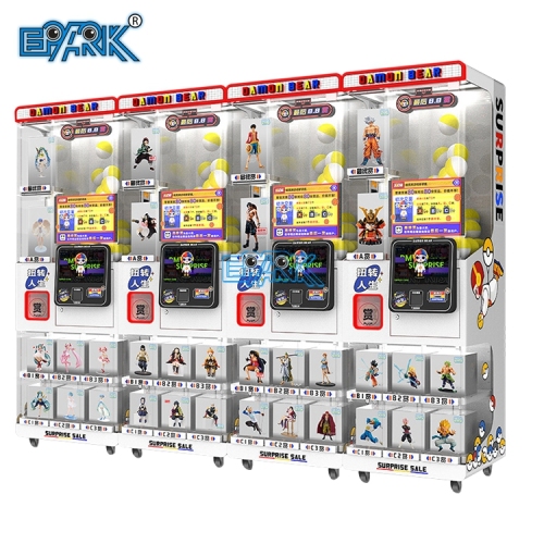 Coin Operated Capsules Toy Vending Machine 60mm Kids Amusement Machine Coin Operated Toys Capsule Gashapon