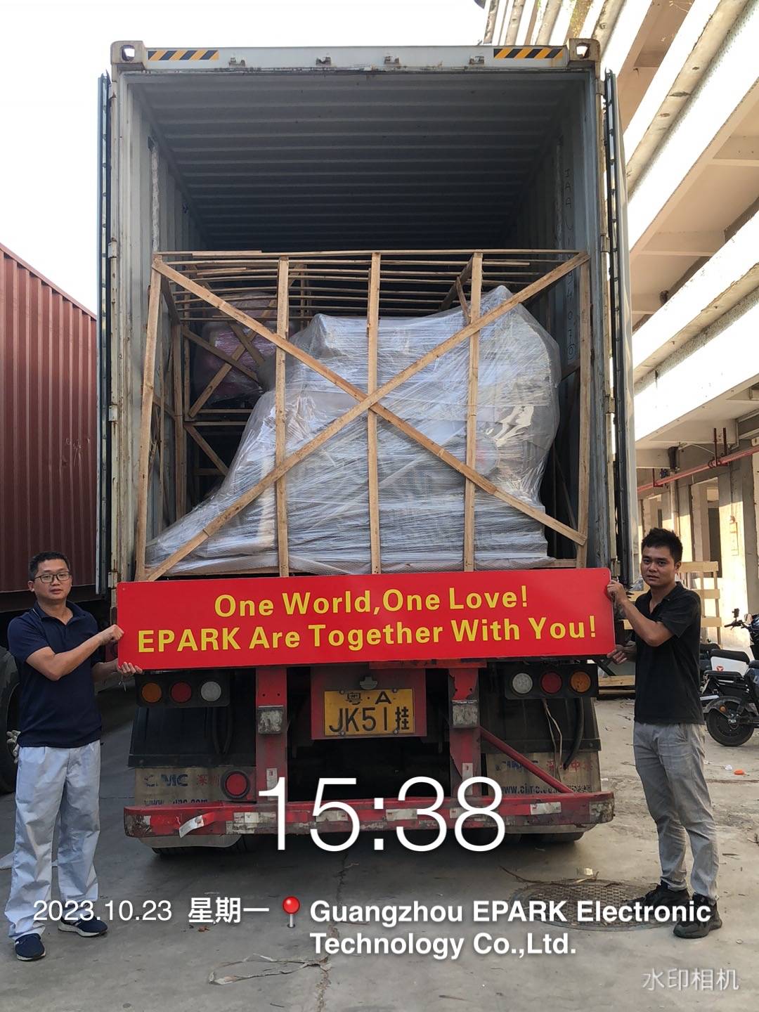 EPARK Two 40HQ Containers Shipped To India