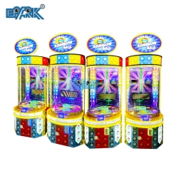 Coin Operated Rainbow Ball Drop Arcade Ticket Lottery Redemption Game Machine